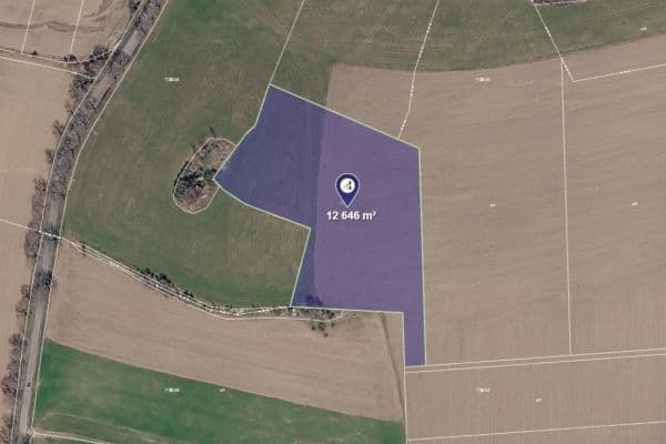 Prodej pozemku 8.431 m², Postupice Prodej pozemku 8.431 m², Postupice