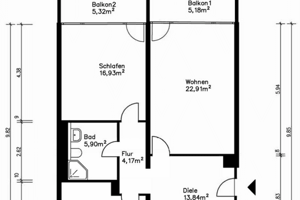 Prodej bytu 3+1 77 m², Regensburg, Bavorsko Prodej bytu 3+1 77 m², Regensburg, Bavorsko