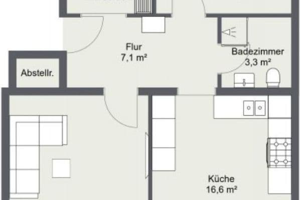 Pronájem bytu 3+1 67 m², Zeppelinstraße 7, München, Bavorsko Pronájem bytu 3+1 67 m², Zeppelinstraße 7, München, Bavorsko