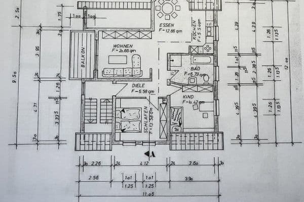 Pronájem bytu 3+1 82 m², Teichstr. 8, Bensheim Pronájem bytu 3+1 82 m², Teichstr. 8, Bensheim
