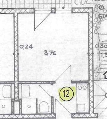 Pronájem bytu 1+1 24 m², Alzeyer Str 65 A, Worms Pronájem bytu 1+1 24 m², Alzeyer Str 65 A, Worms