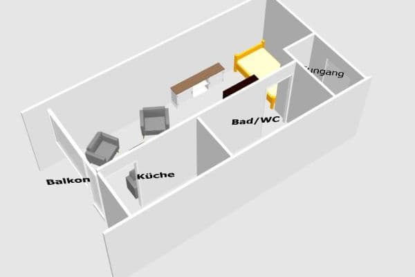 Prodej bytu 1+1 35 m², Drygalskiallee 118, München-Solln, Bavorsko Prodej bytu 1+1 35 m², Drygalskiallee 118, München-Solln, Bavorsko