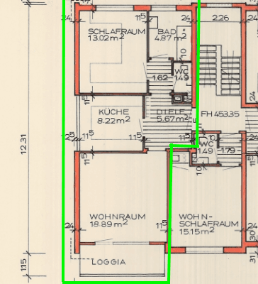 Pronájem bytu 2+kk 57 m², Sindelfingen Pronájem bytu 2+kk 57 m², Sindelfingen