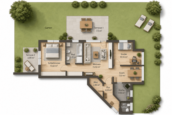 Prodej bytu 3+kk 76 m², Konstanz Prodej bytu 3+kk 76 m², Konstanz