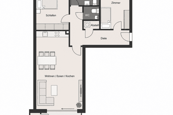 Prodej bytu 3+1 96 m², Markgrafenstraße 3, Endingen Prodej bytu 3+1 96 m², Markgrafenstraße 3, Endingen