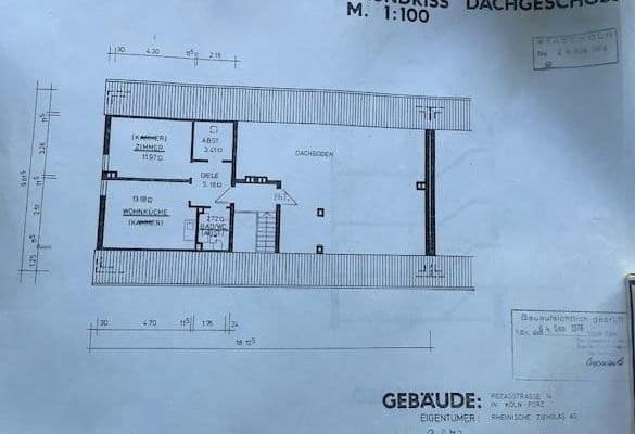 Pronájem bytu 2+1 42 m², Rezagstr. 18, Köln Pronájem bytu 2+1 42 m², Rezagstr. 18, Köln