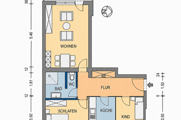 Prodej bytu 3+1 67 m², Berlin, Berlín Prodej bytu 3+1 67 m², Berlin, Berlín