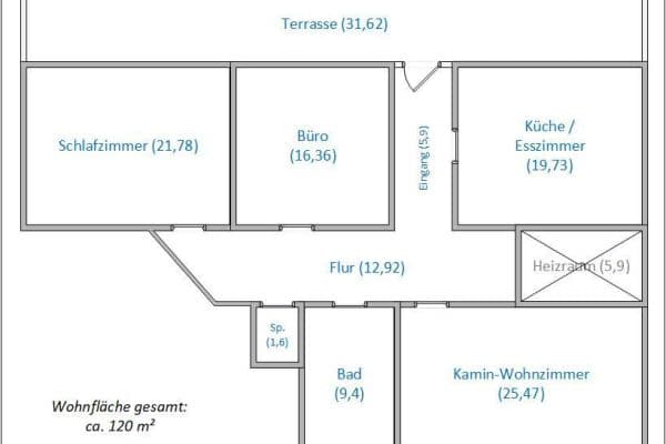 Pronájem bytu 3+1 120 m², Kirchardt Pronájem bytu 3+1 120 m², Kirchardt