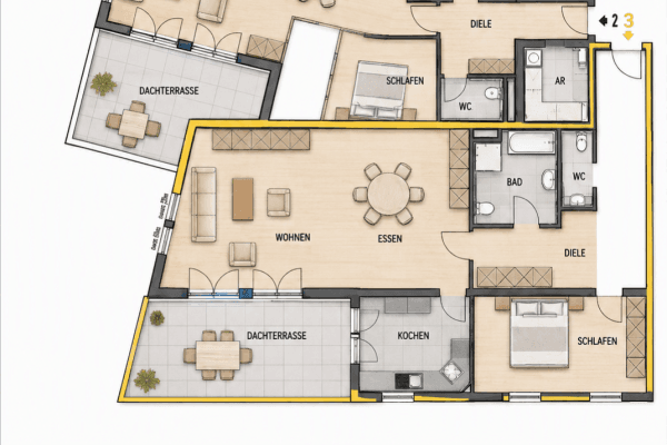 Pronájem bytu 2+1 119 m², Alte Kemmenauer Strasse 37, Bad Ems Pronájem bytu 2+1 119 m², Alte Kemmenauer Strasse 37, Bad Ems