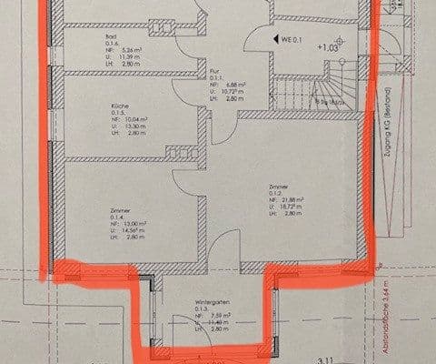 Pronájem bytu 4+1 111 m², Rudower Str. 178A, Berlin, Berlín Pronájem bytu 4+1 111 m², Rudower Str. 178A, Berlin, Berlín