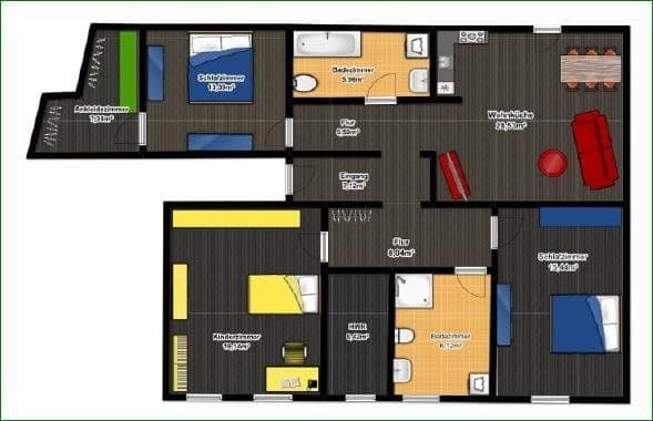 Pronájem bytu 4+1 123 m², Schönebecker Strasse, 128, Magdeburg, Sasko-Anhaltsko Pronájem bytu 4+1 123 m², Schönebecker Strasse, 128, Magdeburg, Sasko-Anhaltsko