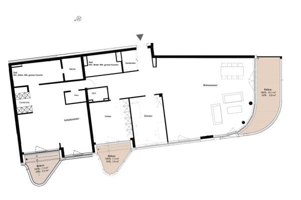 Prodej bytu 4+1 205 m², Stralauer Allee 5, Berlin, Berlín Prodej bytu 4+1 205 m², Stralauer Allee 5, Berlin, Berlín