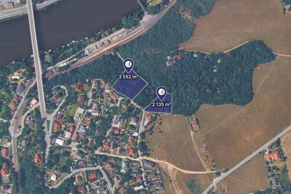 Prodej pozemku 5.687 m², Davle Prodej pozemku 5.687 m², Davle