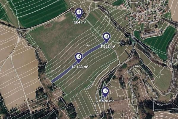 Prodej pozemku 34.076 m², Syrov Prodej pozemku 34.076 m², Syrov