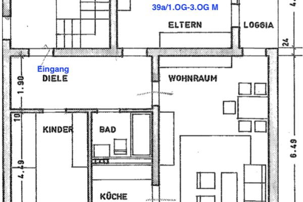 Pronájem bytu 3+1 80 m², Mommsenstr. 39a, Essen, Severní Porýní-Vestfálsko Pronájem bytu 3+1 80 m², Mommsenstr. 39a, Essen, Severní Porýní-Vestfálsko