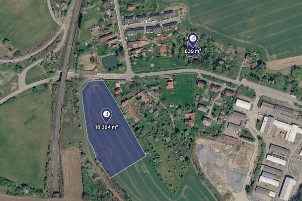 Prodej pozemku 9.602 m², Olbramovice Prodej pozemku 9.602 m², Olbramovice