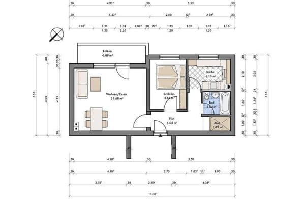 Prodej bytu 2+1 55 m², Belfaster Strasse, Wedding, Berlín Prodej bytu 2+1 55 m², Belfaster Strasse, Wedding, Berlín
