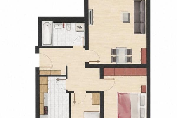 Prodej bytu 2+kk 71 m², Maximilianstraße 12, Germering, Bavorsko Prodej bytu 2+kk 71 m², Maximilianstraße 12, Germering, Bavorsko