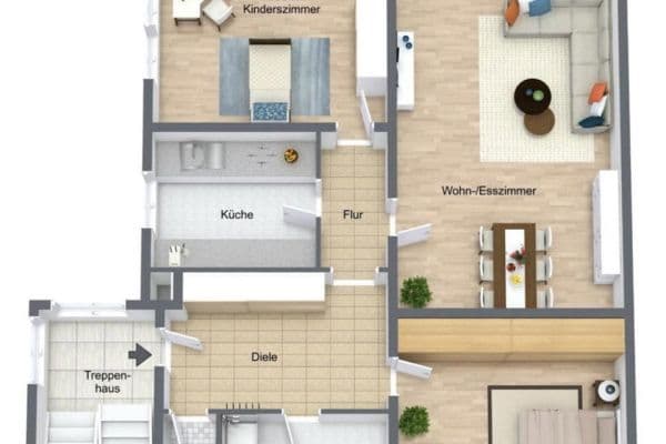 Pronájem bytu 3+1 105 m², Schifferstadt Pronájem bytu 3+1 105 m², Schifferstadt