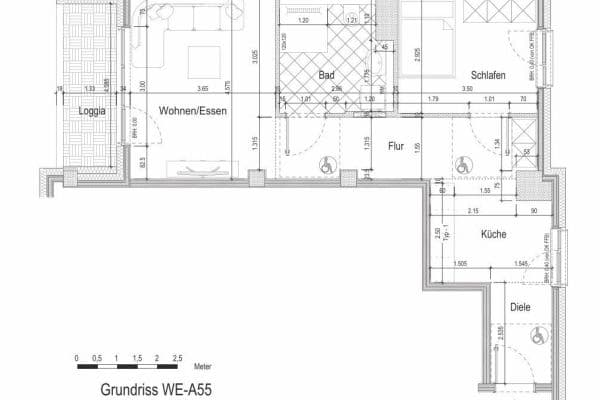 Pronájem bytu 2+1 62 m², Schwalbacher Straße 47, Frankfurt Pronájem bytu 2+1 62 m², Schwalbacher Straße 47, Frankfurt