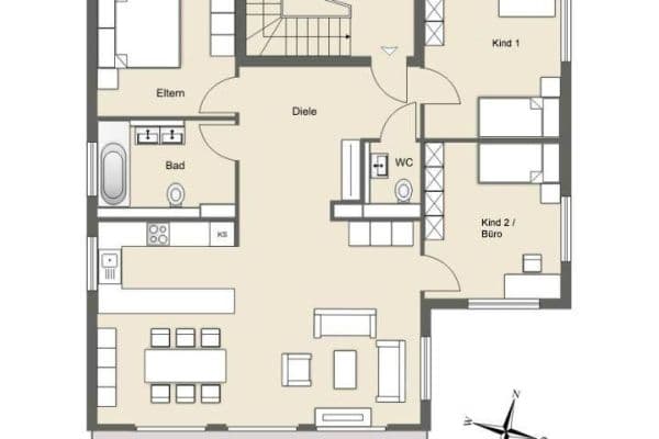 Prodej bytu 4+1 118 m², Kornwestheim Prodej bytu 4+1 118 m², Kornwestheim