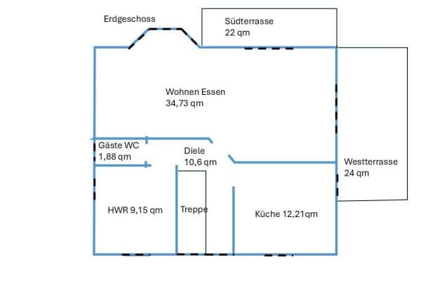 Prodej domu 124 m², pozemek 702 m², Delingsdorf Prodej domu 124 m², pozemek 702 m², Delingsdorf