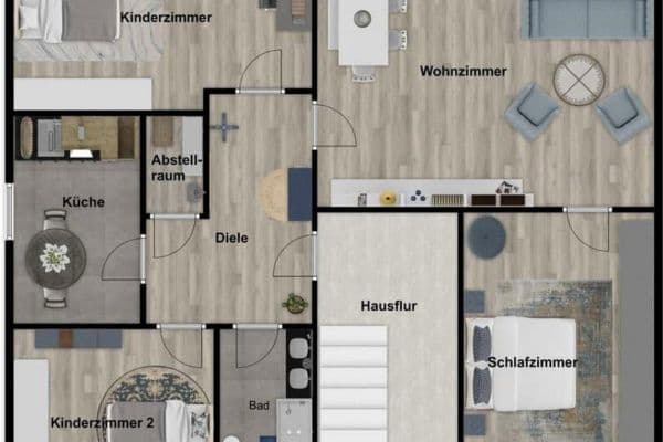 Prodej bytu 4+kk 84 m², Kiwittenberg 43, Oberhausen Prodej bytu 4+kk 84 m², Kiwittenberg 43, Oberhausen