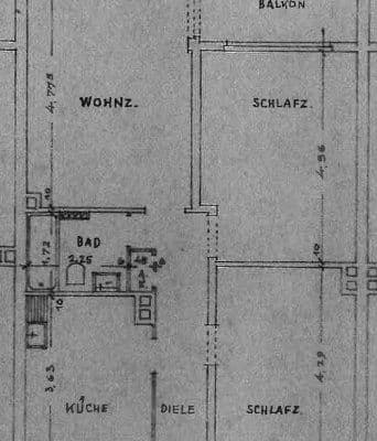 Pronájem bytu 3+1 68 m², Allmendestraße 1, Moers Pronájem bytu 3+1 68 m², Allmendestraße 1, Moers