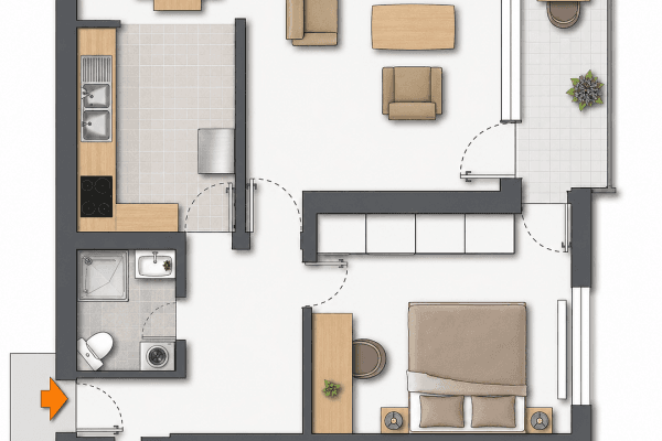Prodej bytu 2+1 60 m², Traunreut, Bavorsko Prodej bytu 2+1 60 m², Traunreut, Bavorsko