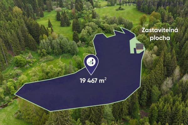Prodej pozemku 19.467 m², Útvina, Karlovarský kraj Prodej pozemku 19.467 m², Útvina, Karlovarský kraj