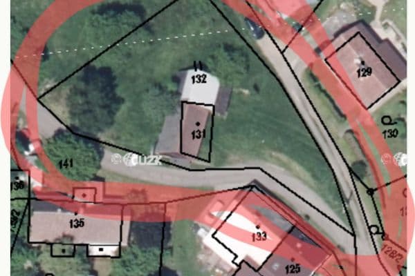 Prodej pozemku 1.100 m², Velké Hamry Prodej pozemku 1.100 m², Velké Hamry