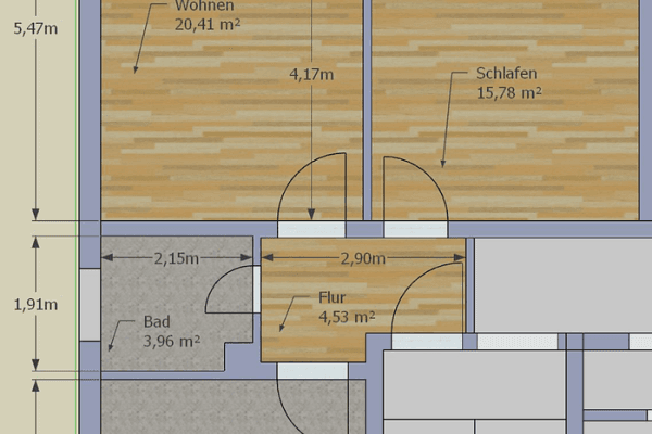 Pronájem bytu 2+1 61 m², Hösbach Pronájem bytu 2+1 61 m², Hösbach