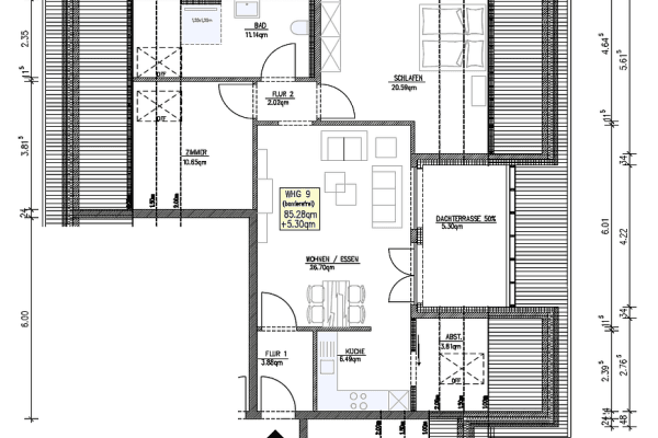 Pronájem bytu 3+1 91 m², Wallenhorst-Rulle Pronájem bytu 3+1 91 m², Wallenhorst-Rulle