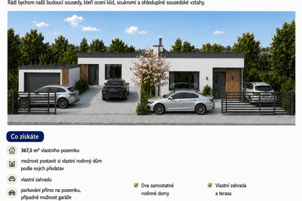 Prodej pozemku 368 m², Praha Prodej pozemku 368 m², Praha