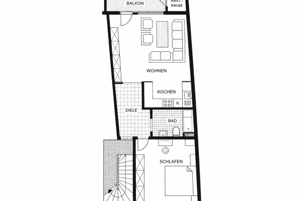 Pronájem bytu 2+1 64 m², Pulheim Pronájem bytu 2+1 64 m², Pulheim