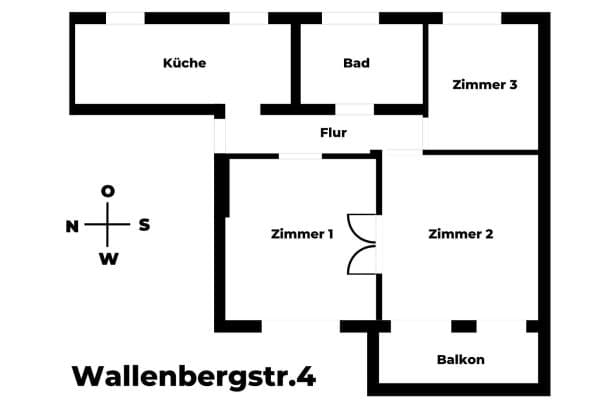 Prodej bytu 3+1 66 m², Wallenbergstrasse 4, Berlin, Berlín Prodej bytu 3+1 66 m², Wallenbergstrasse 4, Berlin, Berlín