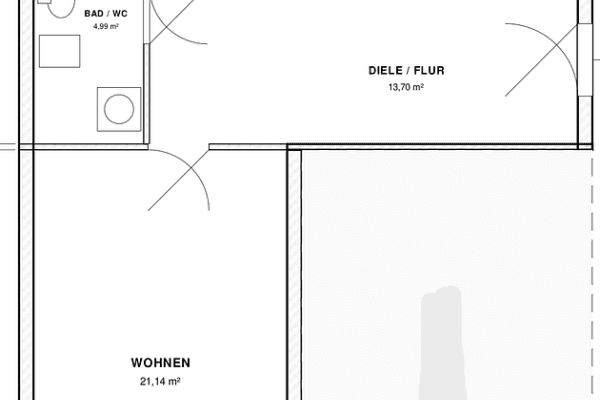 Prodej bytu 2+1 59 m², Offenbach am Main Prodej bytu 2+1 59 m², Offenbach am Main