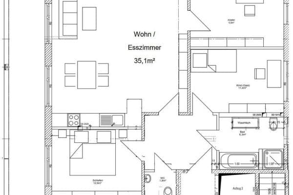Pronájem bytu 4+1 111 m², Georg-Huber-Straße 14a, Zorneding - Ortsteil Pöring, Bavorsko Pronájem bytu 4+1 111 m², Georg-Huber-Straße 14a, Zorneding - Ortsteil Pöring, Bavorsko