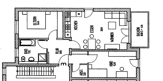 Pronájem bytu 3+1 82 m², Moosburg an der Isar Pronájem bytu 3+1 82 m², Moosburg an der Isar