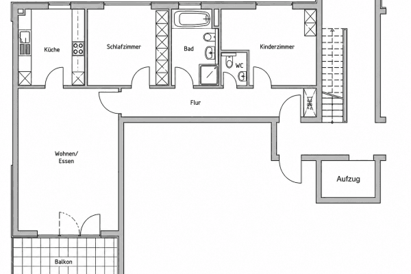 Prodej bytu 3+1 86 m², Frankfurt am Main, Hessen Prodej bytu 3+1 86 m², Frankfurt am Main, Hessen
