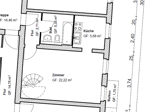 Prodej bytu 2+1 72 m², Altheider Straße 32, Berlin, Berlín Prodej bytu 2+1 72 m², Altheider Straße 32, Berlin, Berlín