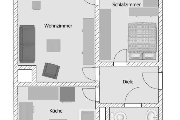 Pronájem bytu 2+1 43 m², Hinter den Ulmen 24, Frankfurt am main Pronájem bytu 2+1 43 m², Hinter den Ulmen 24, Frankfurt am main