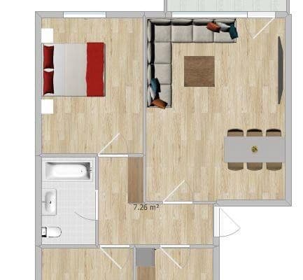 Pronájem bytu 3+1 71 m², Gutenbergstr. 5, Bremerhaven, Bremen Pronájem bytu 3+1 71 m², Gutenbergstr. 5, Bremerhaven, Bremen