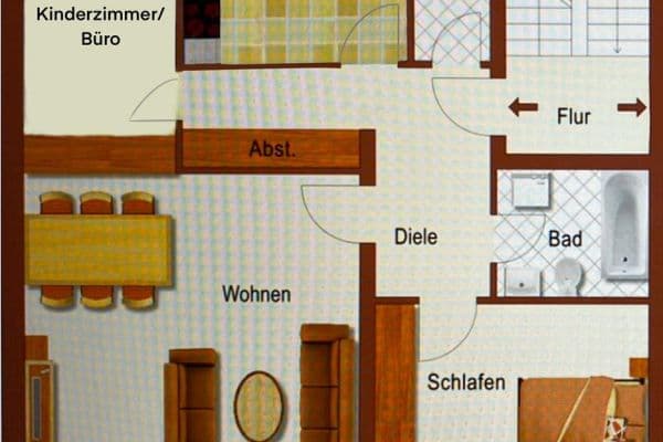 Pronájem bytu 3+1 93 m², Rathelbeckstrasse 350, Düsseldorf, Severní Porýní-Vestfálsko Pronájem bytu 3+1 93 m², Rathelbeckstrasse 350, Düsseldorf, Severní Porýní-Vestfálsko