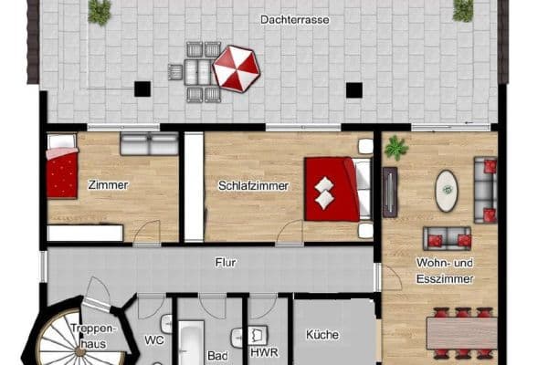 Pronájem bytu 3+1 122 m², Bensbergerstr.31, Overath Pronájem bytu 3+1 122 m², Bensbergerstr.31, Overath