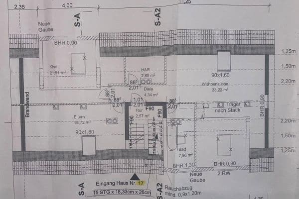Pronájem bytu 3+kk 86 m², Tippelsberger Straße 17, Bochum Pronájem bytu 3+kk 86 m², Tippelsberger Straße 17, Bochum