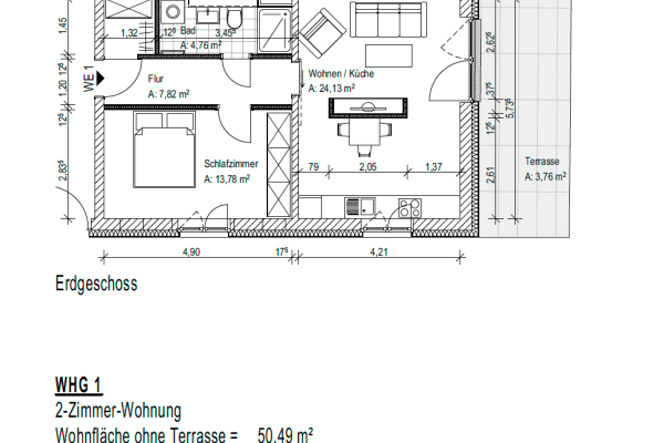 Pronájem bytu 1+1 45 m², Lindenstraße 50, Scharbeutz Pronájem bytu 1+1 45 m², Lindenstraße 50, Scharbeutz