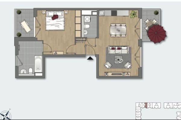Pronájem bytu 2+1 67 m², Hedwig-Porschütz-Straße, Berlin, Berlín Pronájem bytu 2+1 67 m², Hedwig-Porschütz-Straße, Berlin, Berlín