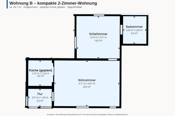 Pronájem bytu 2+1 50 m², Hauptstraße 62, Nordstemmen Pronájem bytu 2+1 50 m², Hauptstraße 62, Nordstemmen