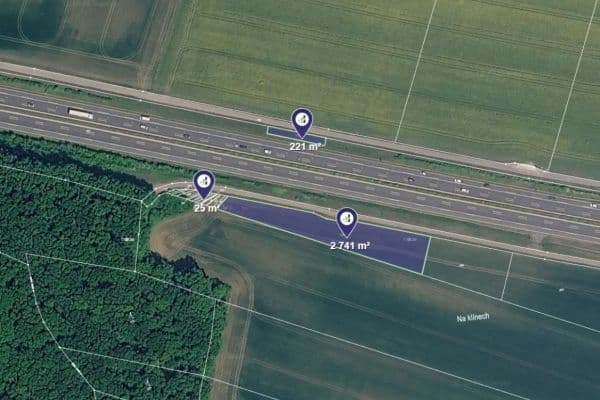 Prodej pozemku 484 m², Osičky Prodej pozemku 484 m², Osičky